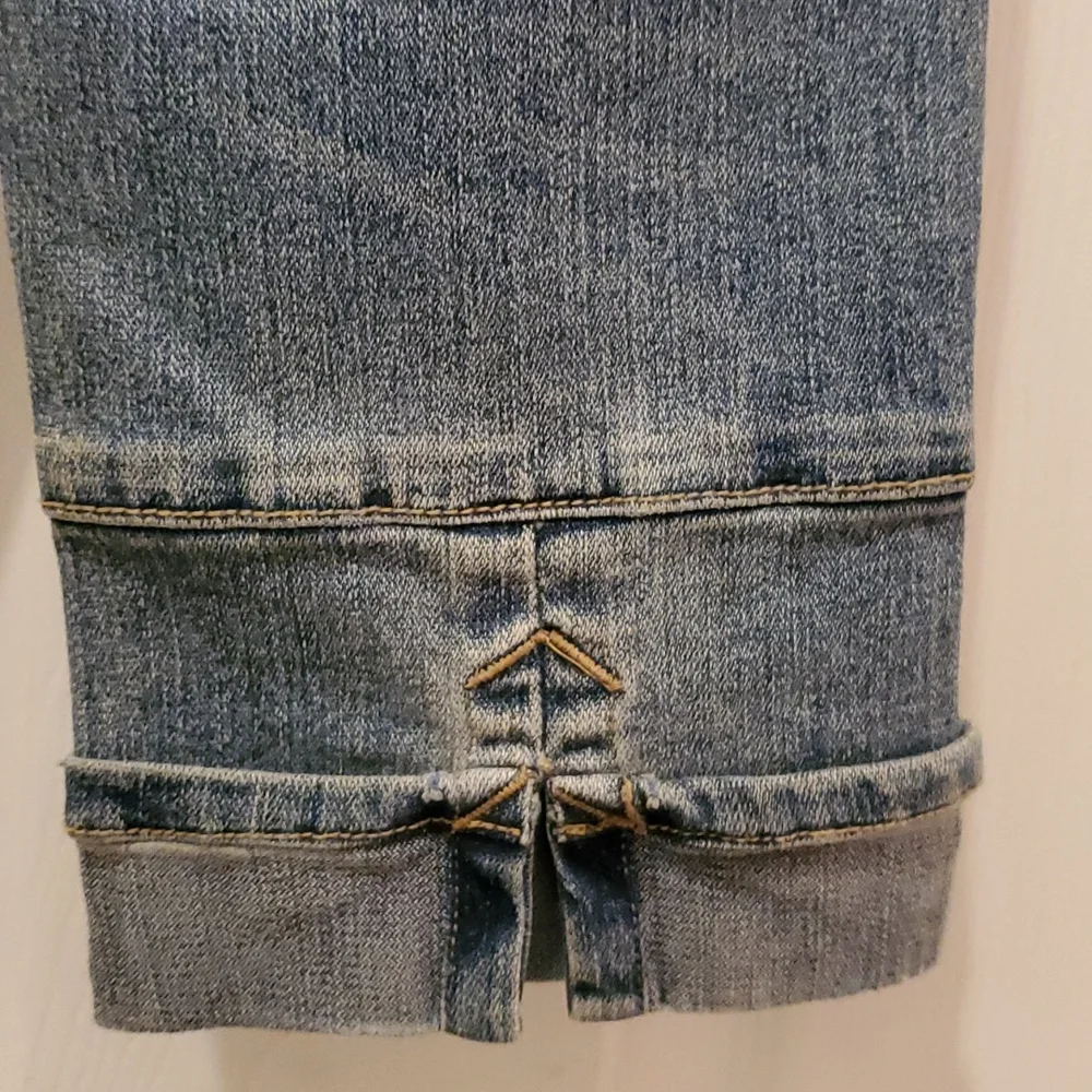 Imperial Star Adjustable Waistband Cropped Jeans Girl's 8 Reg - Picture 4 of 6